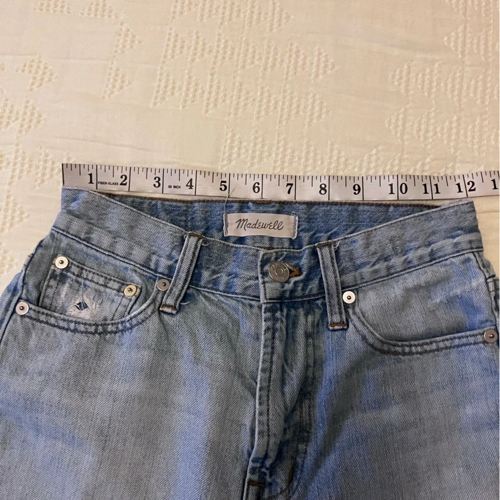 MADEWELL The Perfect Summer Jean Light Wash Straight Leg Denim Size 24 - Picture 7 of 12